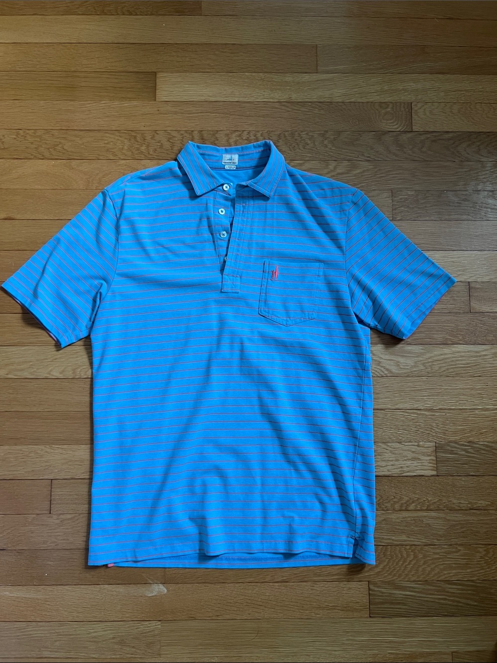Johnnie-O Blue Striped Men's Polo Shirt